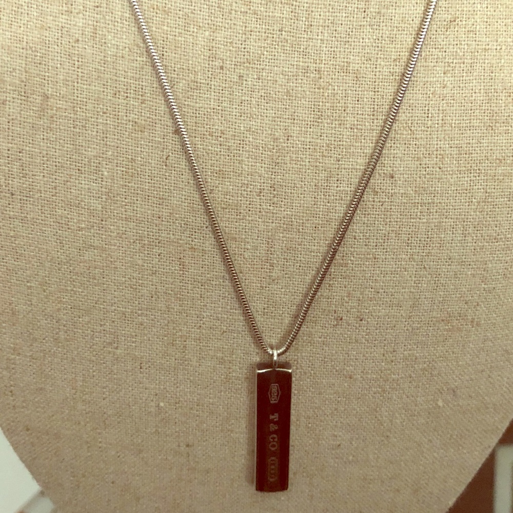 Tiffany & Co. tag necklace